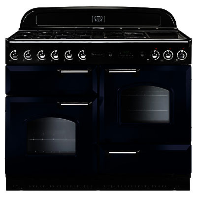 Rangemaster Classic 110 Dual Fuel Range Cooker Regal Blue